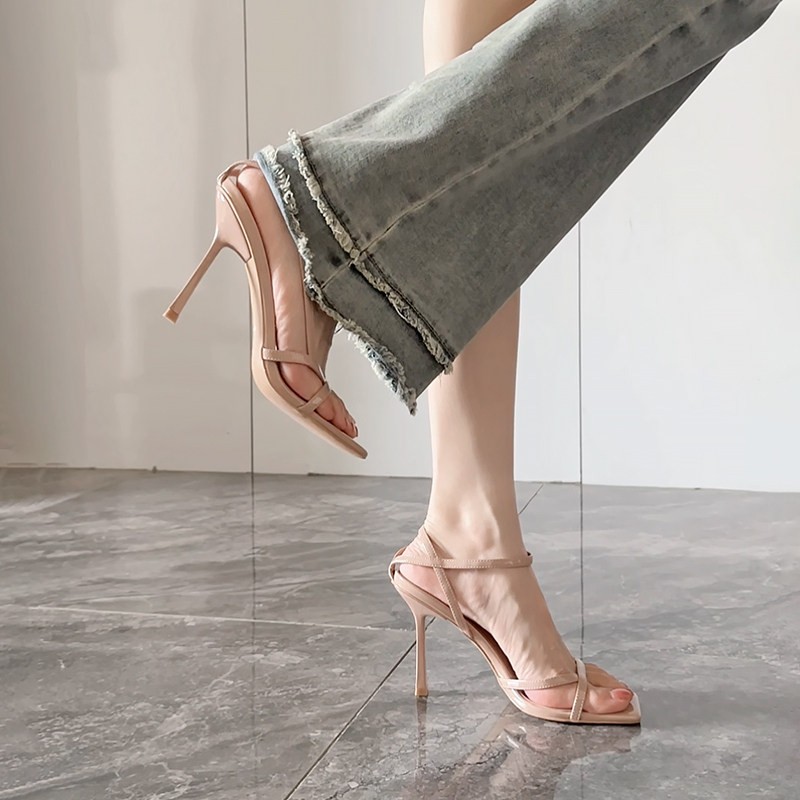 Sandal Strappy Heeled - Sandały na szpilce damskie Xia z