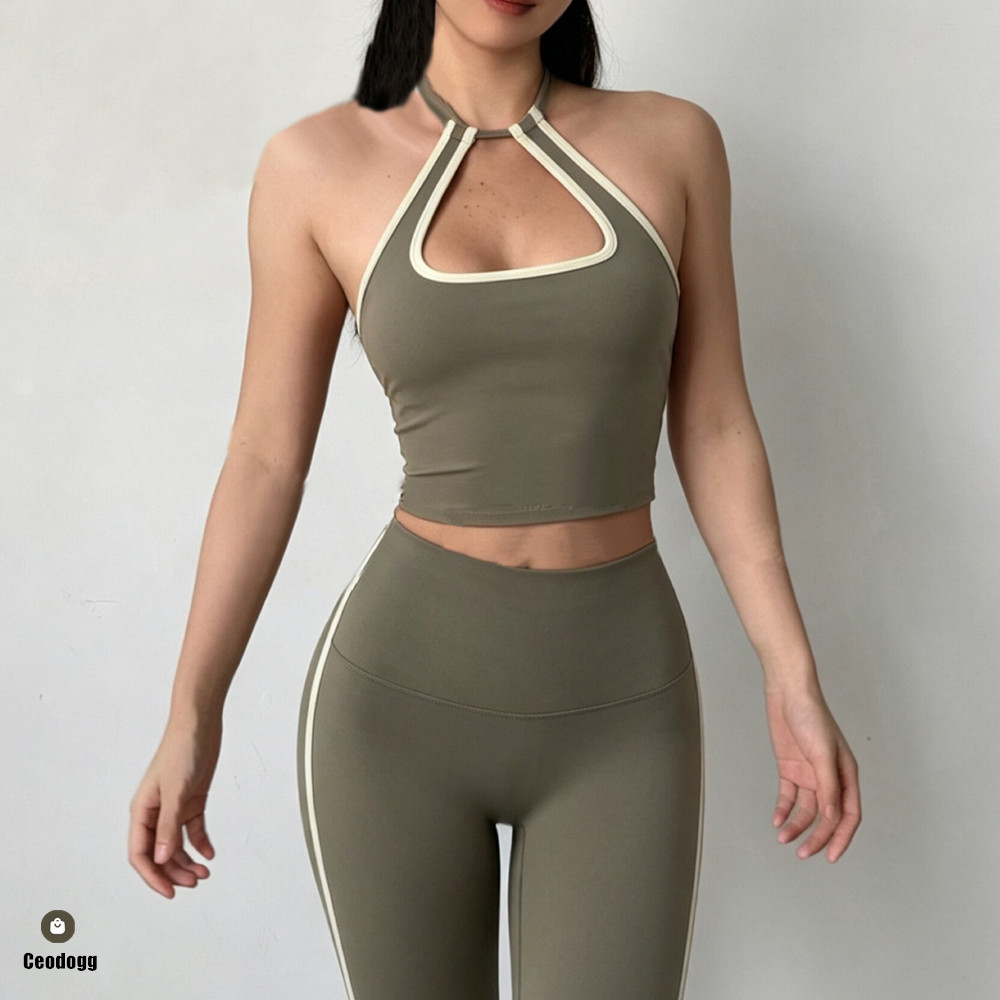 Damski sportowy biustonosz typ – Bralette Triangle Set recenzja i cena